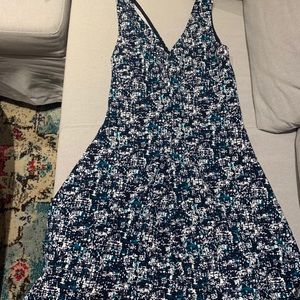Blue swing dress